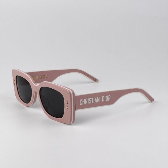 Dior DIORPACIFIC S1U Sunglasses – Pink & White Rectangle Frame | Model 40A0 main image 9